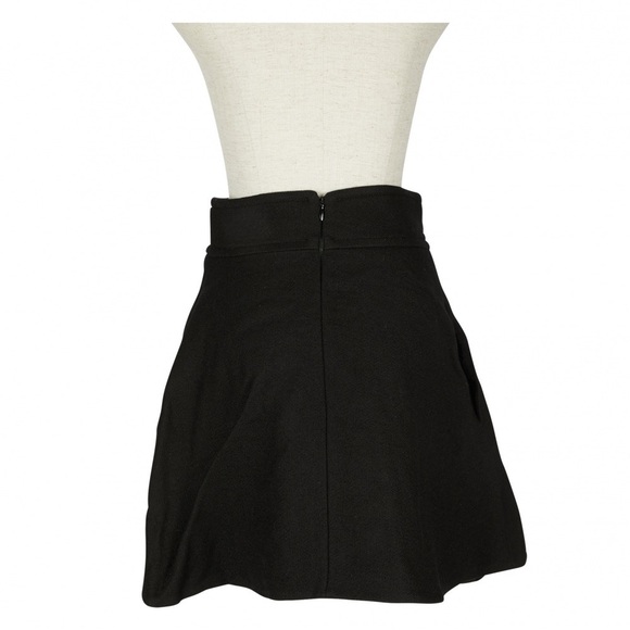 CARVEN structured wool black skirt - Picture 5 of 5
